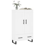 vidaXL Buffet haut blanc 69 5x31x115 cm bois d'ingénierie
