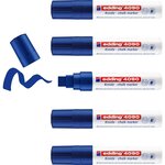 Marqueur craie liquide 4090 bleu 4-15 mm x 5 EDDING
