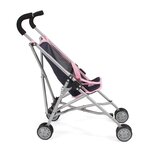 Bayer Chic 2000 601-26 - Mini-Buggy ROMA gris mélange bleu marine pour poupée