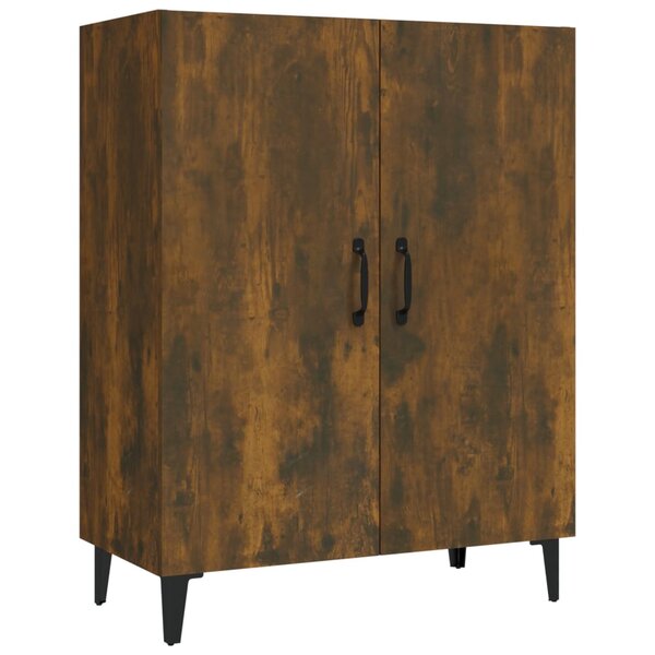 vidaXL Buffet Chêne fumé 70x34x90 cm Bois d'ingénierie