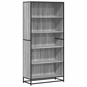 vidaXL Bibliothèque sonoma gris 80 5x35x170 5 cm bois d'ingénierie