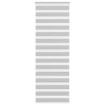 vidaXL Store zèbre gris clair largeur du tissu 70 9 cm polyester