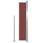 vidaXL Auvent latéral rétractable de patio 160 x 300 cm Marron