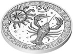Monnaie CANCER Sign of Zodiac Medaille Argent 2026