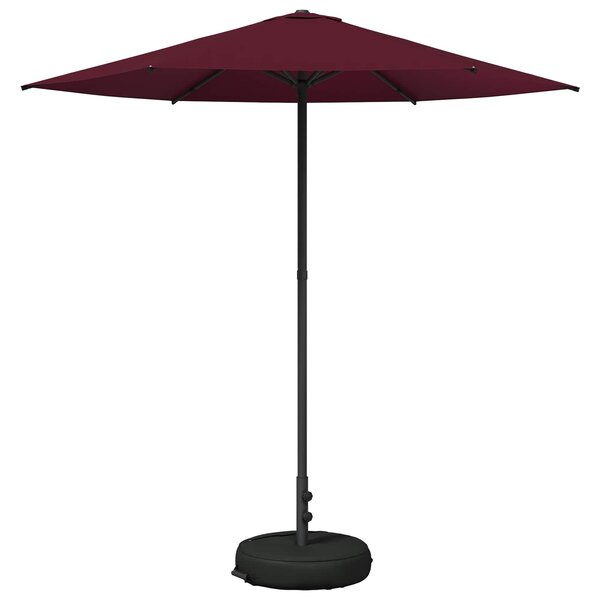 vidaXL Parasol de jardin avec base 230 x 230 cm Polyester