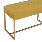 Banc banquette 80 x 36 x 45 cm moutarde velours 02_0021260