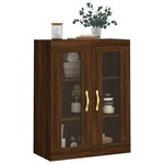 vidaXL Armoire murale chêne marron 69 5x34x90 cm
