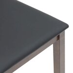 vidaXL Chaises à manger coussins 2 Pièces marron bois massif caoutchouc