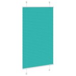 vidaXL Store plissé vert pétrole 70x100 cm largeur du tissu 69 4 cm
