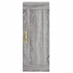 vidaXL Armoire murale sonoma gris 34 5x34x90 cm bois d'ingénierie
