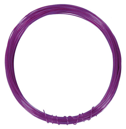 Fil en métal bijoux à crocheter ø0 4 mm x 10 m violet