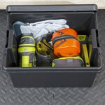 Pack and Move - Boîte Stockage Plastique - 40 x 59 5 x 37 cm - Stockage  Outils  Bricolage - Ultra Résistant - Réutilisable - 62L