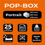 Exacompta Set de tiroirs de bureau Pop-Box avec 4 tiroirs Noir