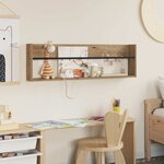 vidaXL Étagère à magazines Chêne artisanal 100 x 12 x 30 cm