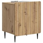 vidaXL Cabinet de chevet Chêne artisanal 43 x 34 5 x 52 cm