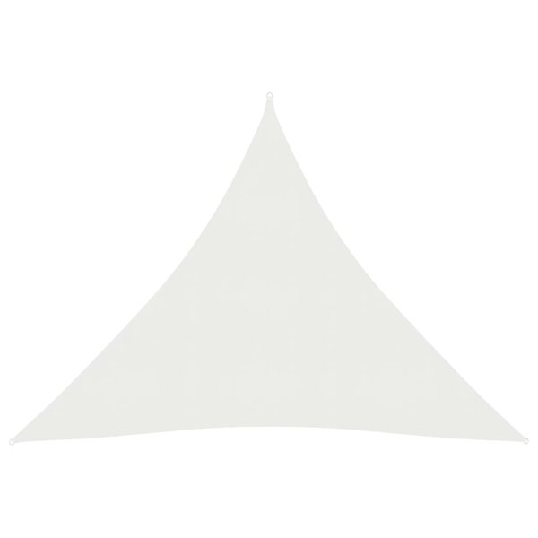 vidaXL Voile d'ombrage 160 g/m² Blanc 6x6x6 m PEHD