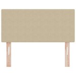 Tête de lit vidaXL Design Simple Vert Clair Gris 100 cm Tissu Cordon