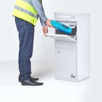 Boîte à colis Large Blanc 2 portes Acier galvanisé SMART PARCEL BOX®