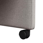 vidaXL Chaises de salle à manger 2 Pièces Taupe 57 x 67 x 95 cm tissu