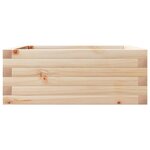 vidaXL Jardinière 60x60x23 cm bois de pin massif