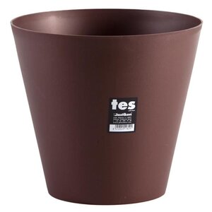PLASTIKEN Pot de fleurs cône Tes - 26 cm - Bronze