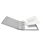 Classeur À Levier Papier Marbré A4 Recycling Plus - Gris-dos Noir - X 10 - Falken