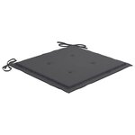 vidaXL Chaises pliables de jardin lot de 4 avec coussins Bois d'acacia