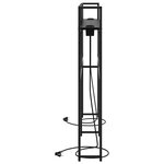 vidaXL Tête de lit de rangement Chêne noir 135 cm Bois d'ingénierie