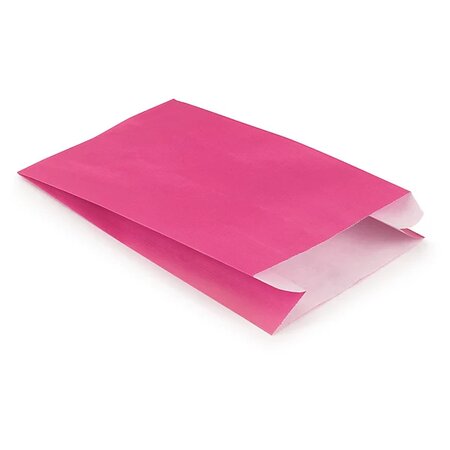 Pochette cadeau kraft lumière fuchsia 12 x 19 x 4 5 cm (lot de 250)