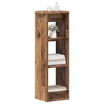 vidaXL Meuble d'appoint Bois ancien 40 x 40 x 100 cm Bois d’ingénierie