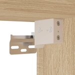 vidaXL Armoire murale chêne sonoma 34 5x34x90 cm bois d'ingénierie