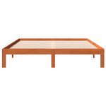vidaXL Cadre de lit sans matelas cire marron 180x200cm bois pin massif