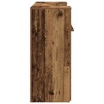 vidaXL Bureau de réception vieux bois 180x50x103 5cm bois d'ingénierie