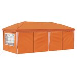 vidaXL Tente de fête pop-up 575 x 288 x 245 cm Orange