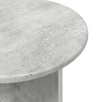 vidaXL Ensemble de tables d'appoint 2 Pièces Gris béton Bois d'ingénierie