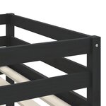 vidaXL Lit mezzanine enfants avec rideaux sans matelas 90x200cm