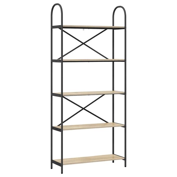 vidaXL Étagère Chêne Sonoma 80 x 30 x 183 cm Bois d'ingénierie