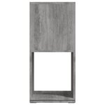 vidaXL Armoire rotative Gris béton 34 5x34 5x75 5 cm bois d'ingénierie