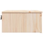 vidaXL Table de chevet Marron 37 x 35 x 18 5 cm Bois massif en pin