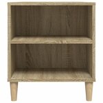 vidaXL Meuble TV Chêne sonoma 102x44 5x50 cm Bois d'ingénierie