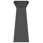 vidaXL Support de plante Noir Métal 40 x 40 x 101 cm Jardinières