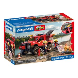72194 Pick-up de pompiers et 2 personnages