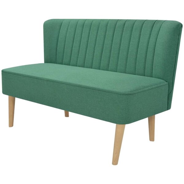 vidaXL Canapé 117 x 55 5 x 77 cm Tissu Vert