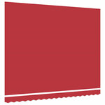 vidaXL Toile de rechange pour store banne Rouge 400 × 300 cm Toile