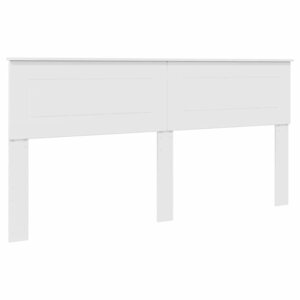 vidaXL Tête de lit Blanc Brillant 200 cm Bois d'ingénierie
