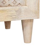 vidaXL Cabinet de salle de bain avec stockage Blanc 38 x 33 x 58 cm