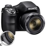 Sony cyber-shot dsc-h300 compact camera 1/2.3" appareil-photo compact 20 1 mp ccd (dispositif à transfert de charge) 5152 x 3864 pixels noir