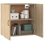 vidaXL Armoire murale Chêne sonoma 60x31x60 cm Bois d'ingénierie