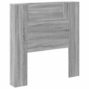vidaXL Tête de lit Gris Sonoma 100 x 16 5 x 103 5 cm Bois d'ingénierie