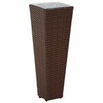 vidaXL Ensemble d'extérieur 3 pc 30 x 30 x 80 cm Métал